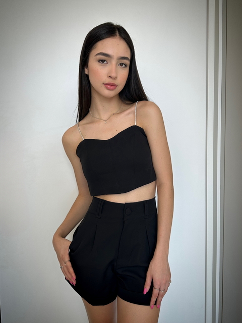 Conjunto Patricinha Preto