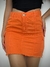 Saia Jeans Color Laranja - comprar online