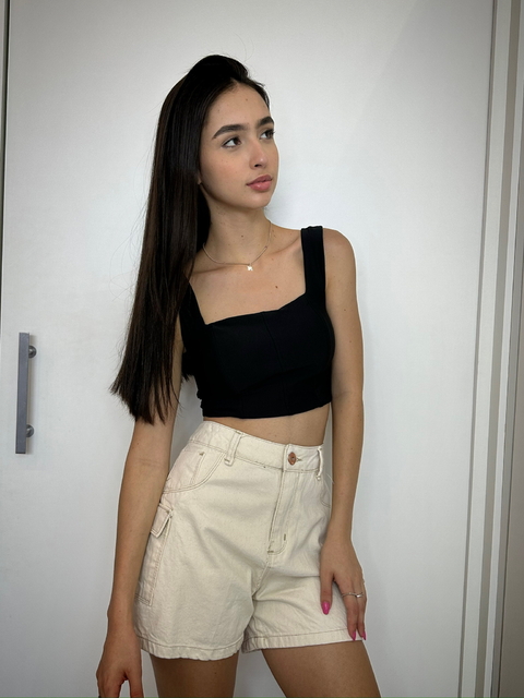 Short Cargo Off White