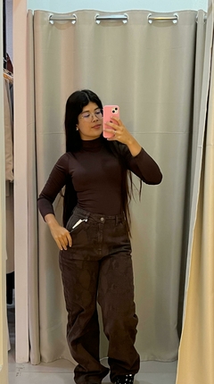 Calça Lerrux Marrom Estampada