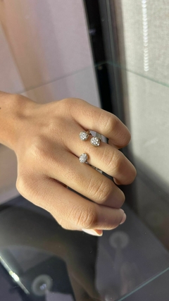 Anel Zirconia Branca