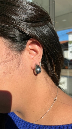 Brinco Gota Prata