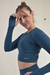 Crop top mangas largas FLORENCIA - petroleo en internet