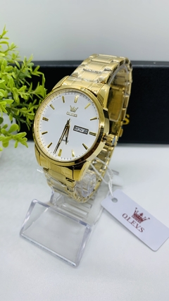 Relógio Analógico Olevs Original Dourado. - comprar online