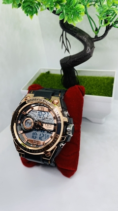 Relógio Analógico e Digital Lige Original- Pulseira de Borracha com Led Noturno. - comprar online