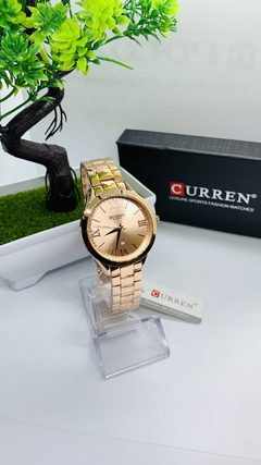 Relógio Analógico Curren Original Feminino - Rosé Gold - comprar online