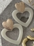 Aros corazones ahuecados - comprar online