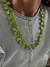 Collar escallas verde
