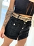 Cinto animal print con tachas - comprar online
