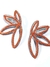 Aros media flor strass - comprar online