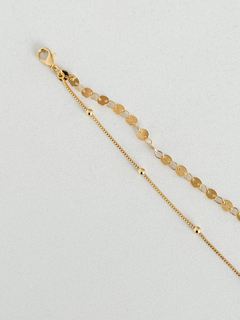 Colar Duplo Bolinhas + Elos Medalhas - loja online