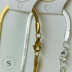 Cadena Ginebra (blanco) - Senna Joyas