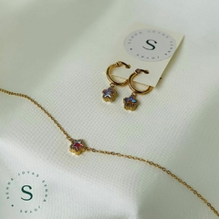 Collar y Aros Merlina