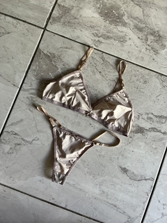 Conjunto Lycra Beige