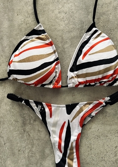 Bikini estampada zebra