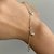 Pulsera corazon macizo x3 sobre bolitas 450 - comprar online