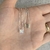 Cadena con dije Swarovski cubo - comprar online