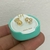 Corazón Cubic con Virola de Oro 18k (código: 192)