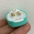 Corazón con Cubic de Oro 18k (código: 184) - comprar online