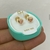 Corazón con Cubic de Oro 18k (código: 184) en internet
