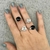 Anillo regulable - cristal redondo o cuadrado