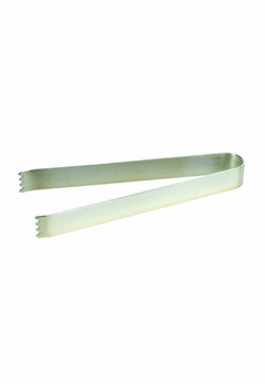 PINZA PARA HIELO EN METAL PLATEADO