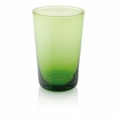 Vasos Italianos Trago Largo x 6 Verde