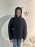 Jaqueta Puffer com Capuz Preta na internet