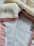 Conjunto em Malha Peluciada com Detalhes em Pêlo
