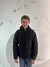 Jaqueta Puffer com Capuz Preta - comprar online