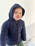 Jaqueta Puffer com Capuz Azul Marinho - Estilo dos Baixinhos