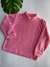Blusa em Bouclê Rosa