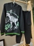Conjunto em Moletom com Capuz com Verde Neon