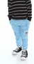 Calça Cargo Malha imita Jeans