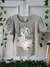 Blusa em Cotton com Manga Princesa