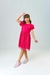 Vestido em Cotton com Tule - comprar online