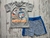 Conjunto com Detalhes Emborrachados