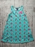 Vestido Estampado Floral em Algodão