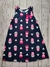 Vestido Estampado Copos em Algodão