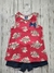 Conjunto de Regata e Short Floral na internet
