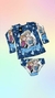 Conjunto de praia e piscina com blusa manga longa e calcinha UV50+ Frozen