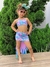 Conjunto de praia/piscina com três peças Sereia