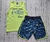 Conjunto com regata e bermuda em moletinho Hard Music Festival