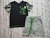Conjunto de camiseta e bermuda em moletinho com bolsos Johnny Fox
