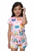 Conjunto Canelado Blusa e Short Cupcake