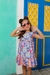 Vestido Stitch com Regulagem nas Laterais