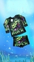 Conjunto de praia e piscina com blusa manga longa e sunga UV50+ Hulk