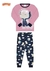 Pijama Meia Malha Penteada Coruja Marinho Brilha no Escuro - comprar online
