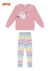 Conjunto Moletom Felpado e Molecotton Felpado Arco Íris Rosa - comprar online