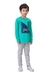 Camisa de Meia Malha com Puff Gamer